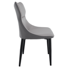 Scaun de dining, gri deschis / gri închis / negru, 51x54x87 cm Kondela