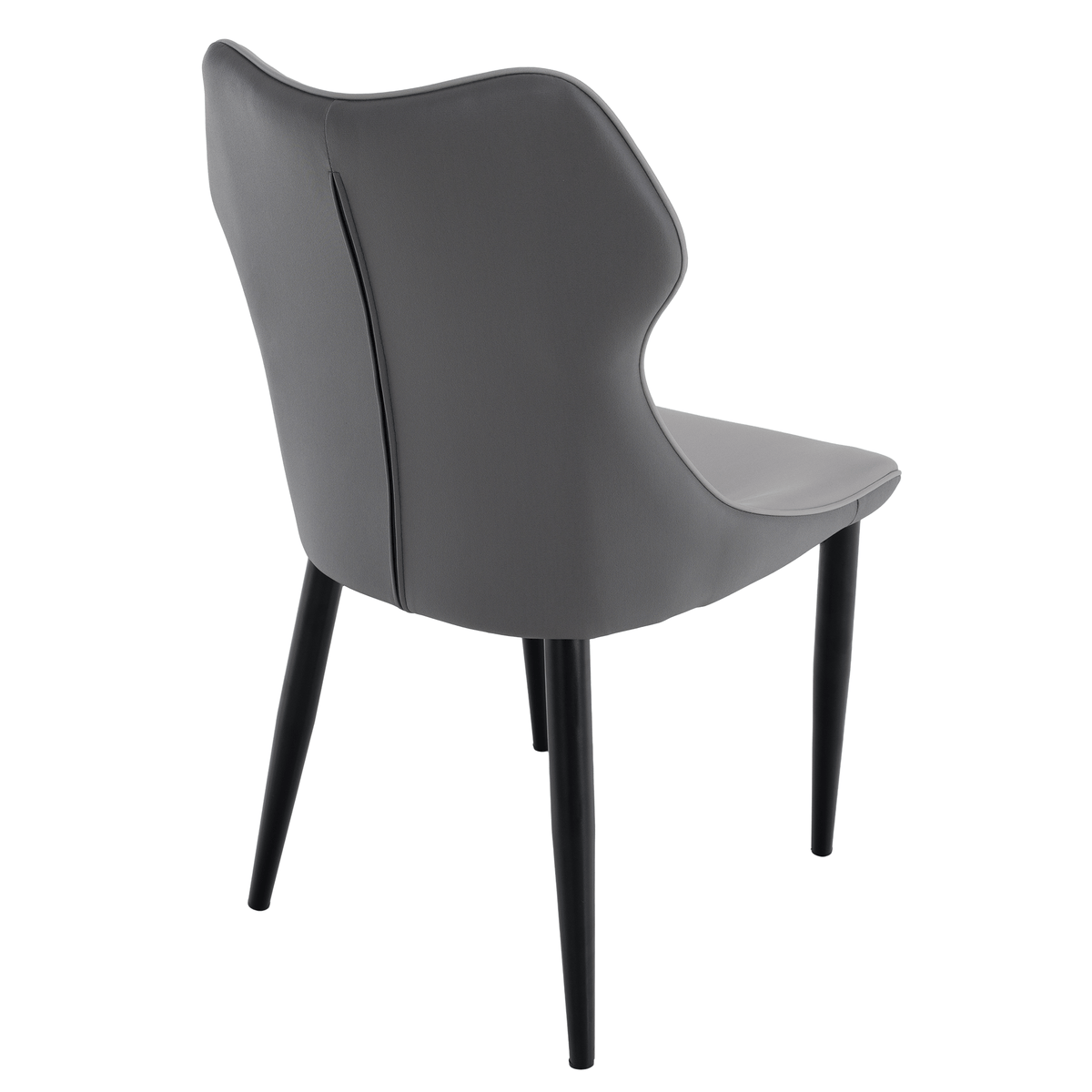 Scaun de dining, gri deschis / gri închis / negru, 51x54x87 cm Kondela