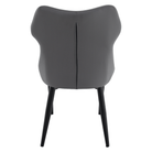 Scaun de dining, gri deschis / gri închis / negru, 51x54x87 cm Kondela