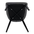 Scaun de dining, gri deschis / gri închis / negru, 51x54x87 cm Kondela