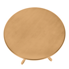 Masă de sufragerie, rotundă, stejar deschis, diametru 106 cm, TABLOS Kondela