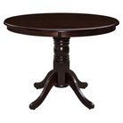 Masă de sufragerie, rotundă, castanie, diametru 106 cm, TABLOS NEW Kondela