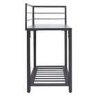 Insulă de bucătărie de grădină de colţ, metal, gri, TANITA TYP 1 Kondela