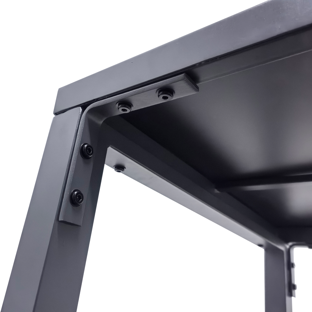 Mobilier de bucătărie de grădină cu 4 piese şi chiuvetă, oţel, gri, TANITA Kondela