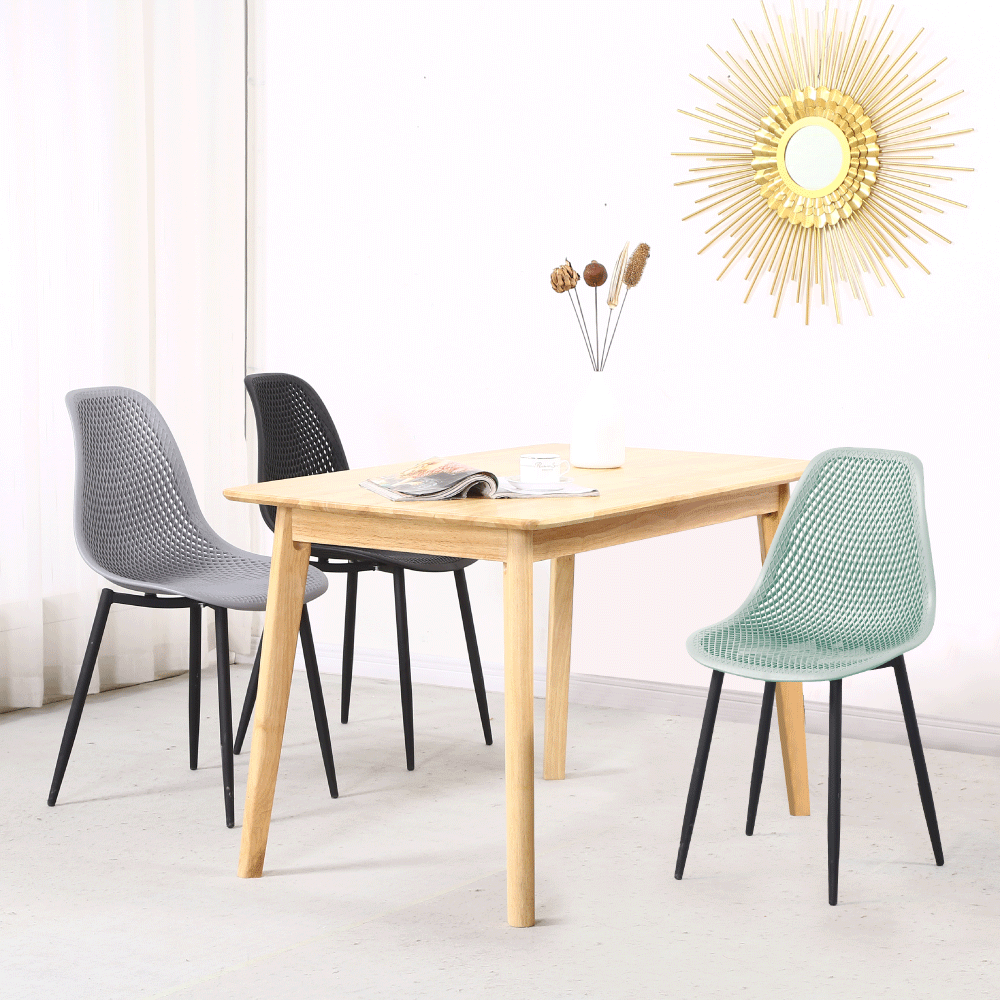 Scaun dining, negru, 37x53x86 cm Kondela