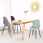 Scaun dining, negru, 37x53x86 cm Kondela