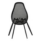 Scaun dining, negru, 37x53x86 cm Kondela