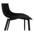 Scaun dining, negru, 37x53x86 cm Kondela