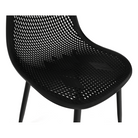 Scaun dining, negru, 37x53x86 cm Kondela