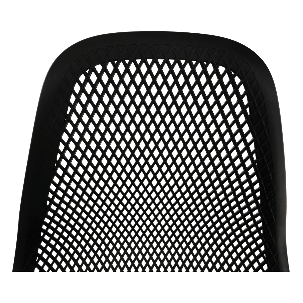 Scaun dining, negru, 37x53x86 cm Kondela