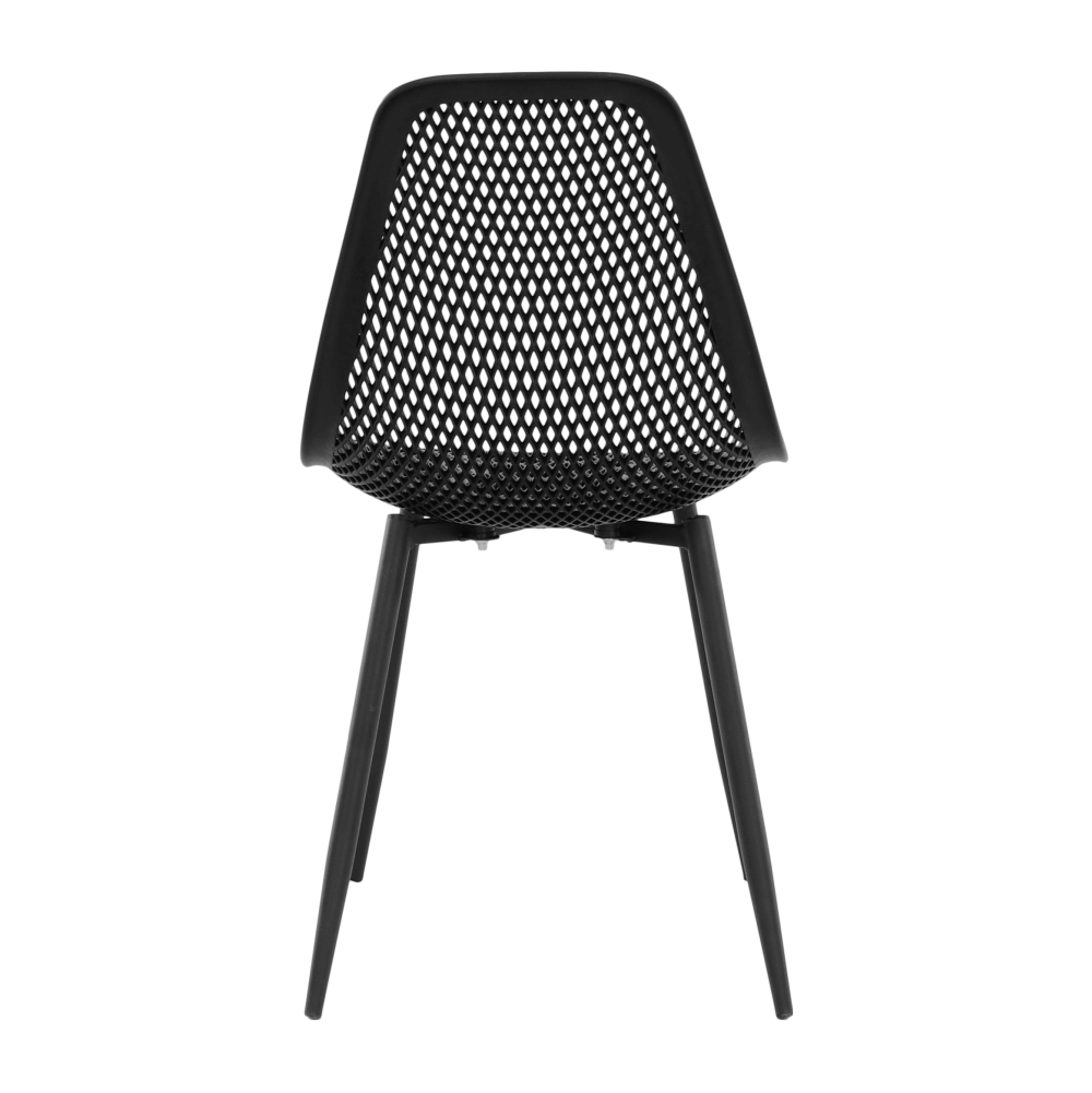 Scaun dining, negru, 37x53x86 cm Kondela