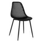 Scaun dining, negru, 37x53x86 cm Kondela