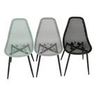 Scaun dining, negru, 37x53x86 cm Kondela