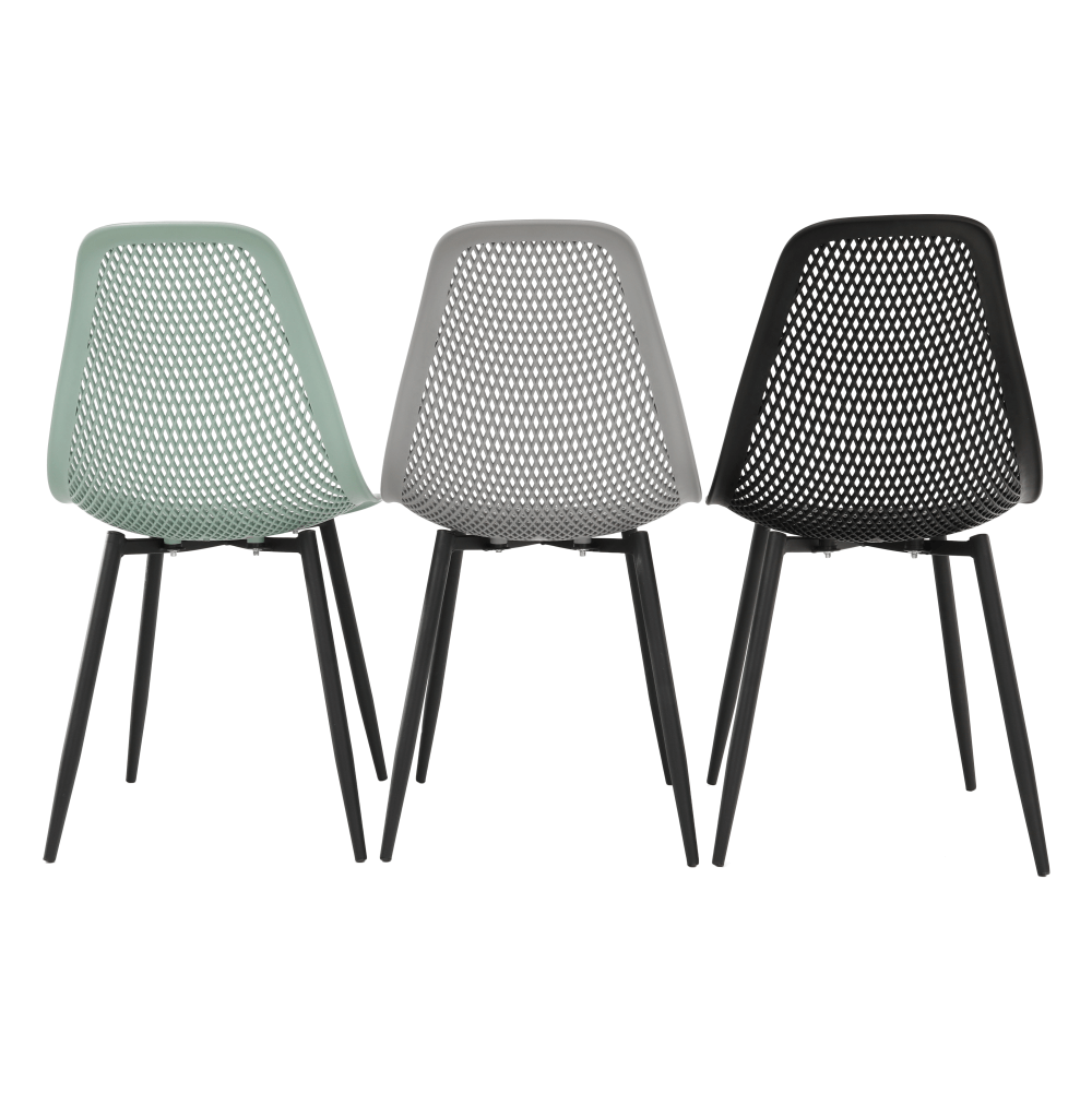 Scaun dining, negru, 37x53x86 cm Kondela
