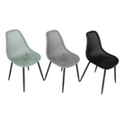 Scaun dining, negru, 37x53x86 cm Kondela