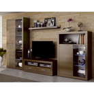 Ansamblu living cu iluminare LED, nuc warmia, TOGO 2 NEW Kondela