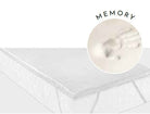 Topper memory foam Duo cu husă SilverCare lavabilă Golden Dreams Golden Dreams