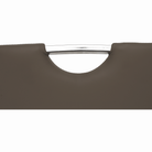 Scaun dining NAJAC, maro, piele eco/crom, 44x60.5x98 cm Kondela