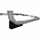 Scaun dining NAJAC, maro, piele eco/crom, 44x60.5x98 cm Kondela