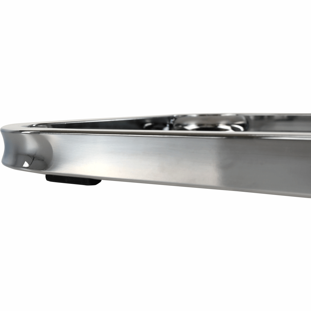 Scaun dining NAJAC, maro deschis, piele eco/crom, 44x60.5x98 cm Kondela
