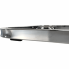 Scaun dining NAJAC, maro deschis, piele eco/crom, 44x60.5x98 cm Kondela