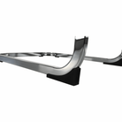 Scaun dining NAJAC, gri deschis, piele eco/crom, 44x60.5x98 cm Kondela