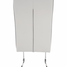Scaun dining NAJAC, gri deschis, piele eco/crom, 44x60.5x98 cm Kondela