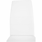 Scaun dining COMPIEGNE, alb / crom, piele eco, 42x56x99 cm Kondela