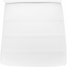 Scaun dining COMPIEGNE, alb / crom, piele eco, 42x56x99 cm Kondela