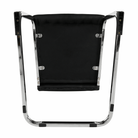 Scaun dining COMPIEGNE, negru / crom, piele eco, 42x56x99 cm Kondela