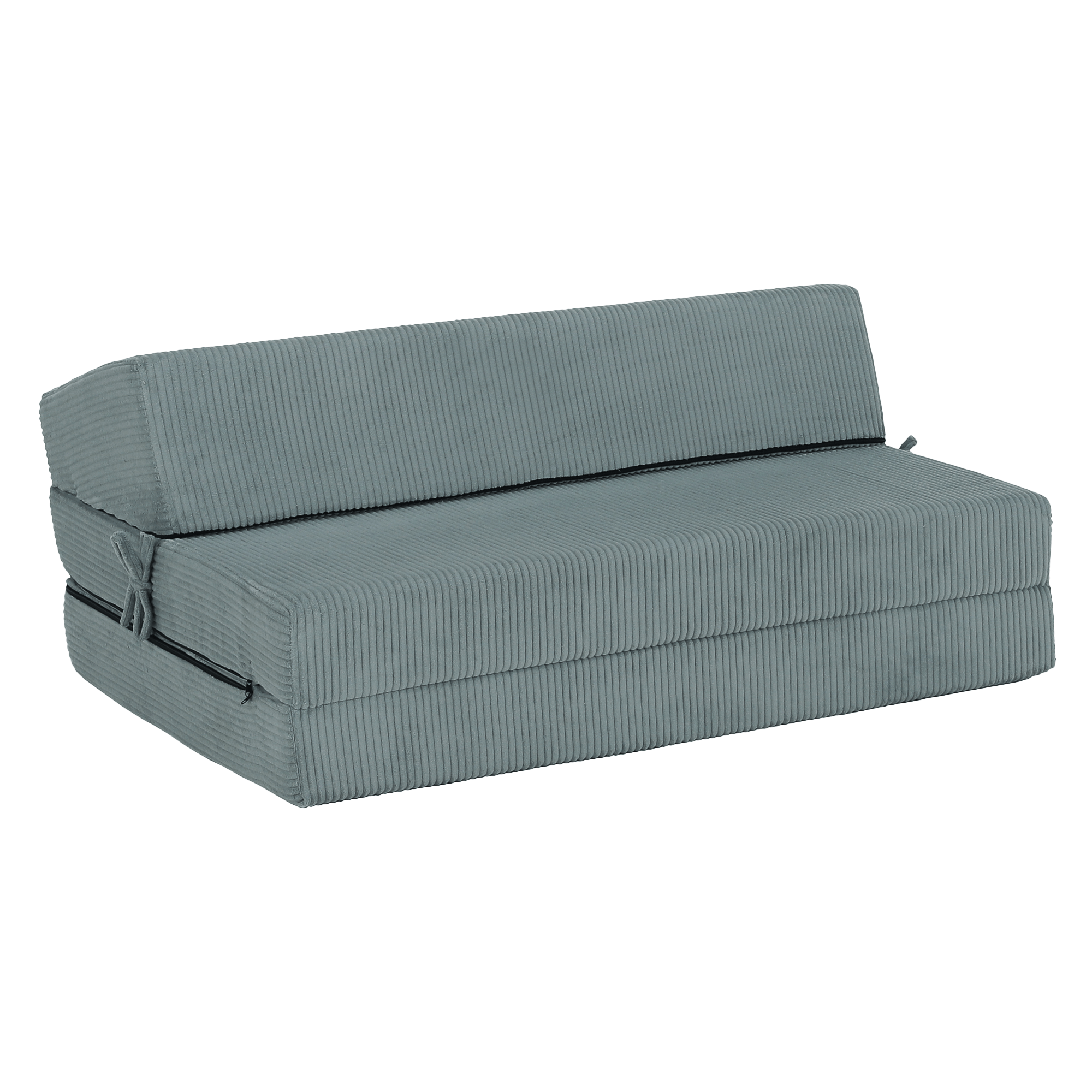 Saltea/scaun pliabil SOURE, 2 in 1, mentol, 120x82x52 cm Kondela