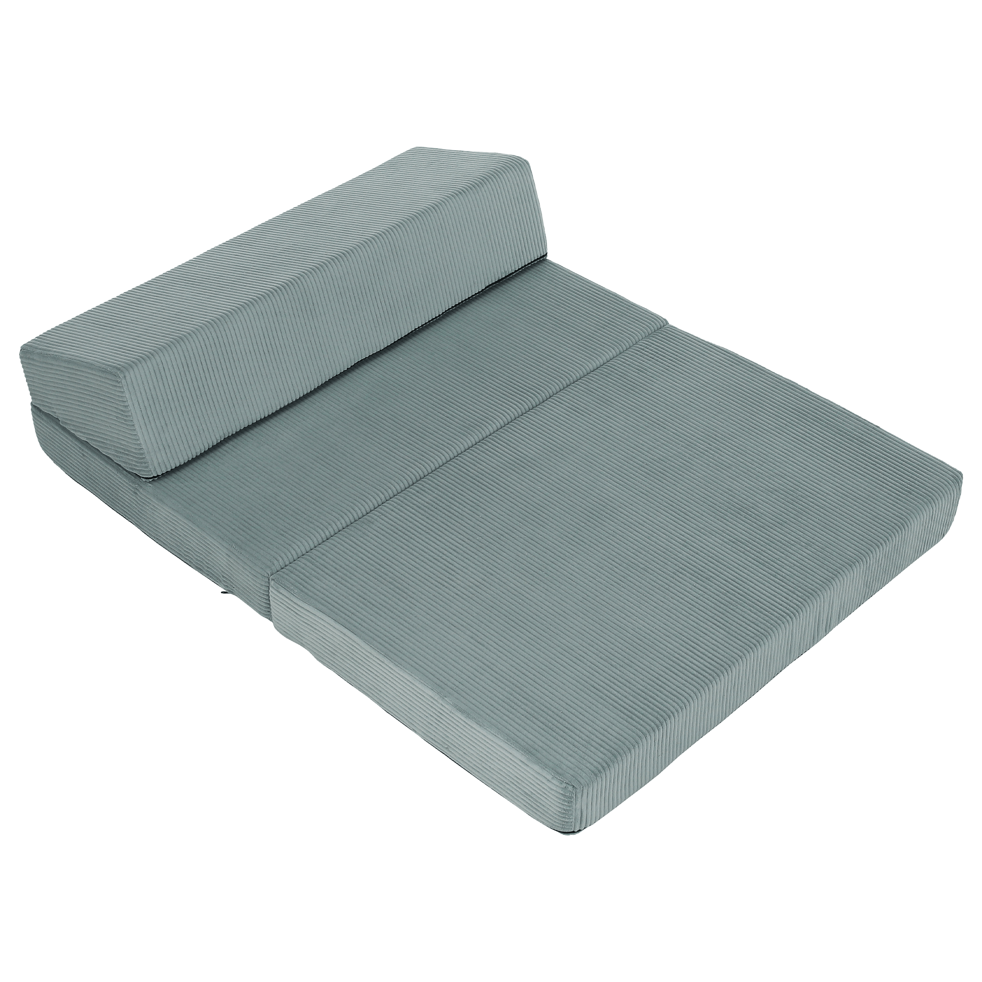 Saltea/scaun pliabil SOURE, 2 in 1, mentol, 120x82x52 cm Kondela