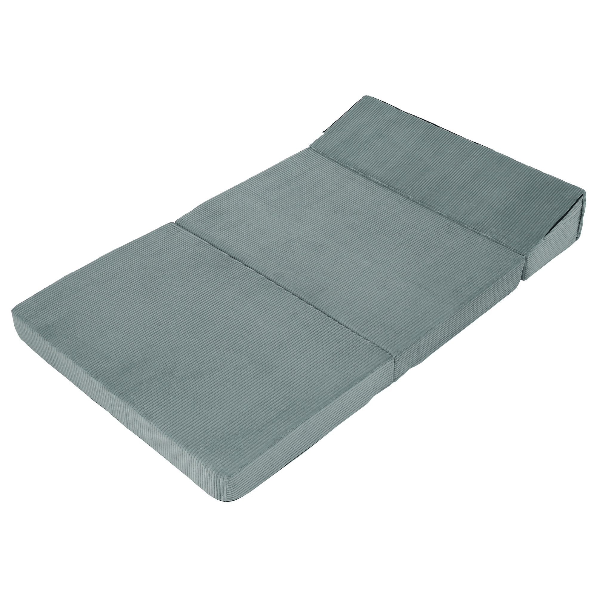 Saltea/scaun pliabil SOURE, 2 in 1, mentol, 120x82x52 cm Kondela