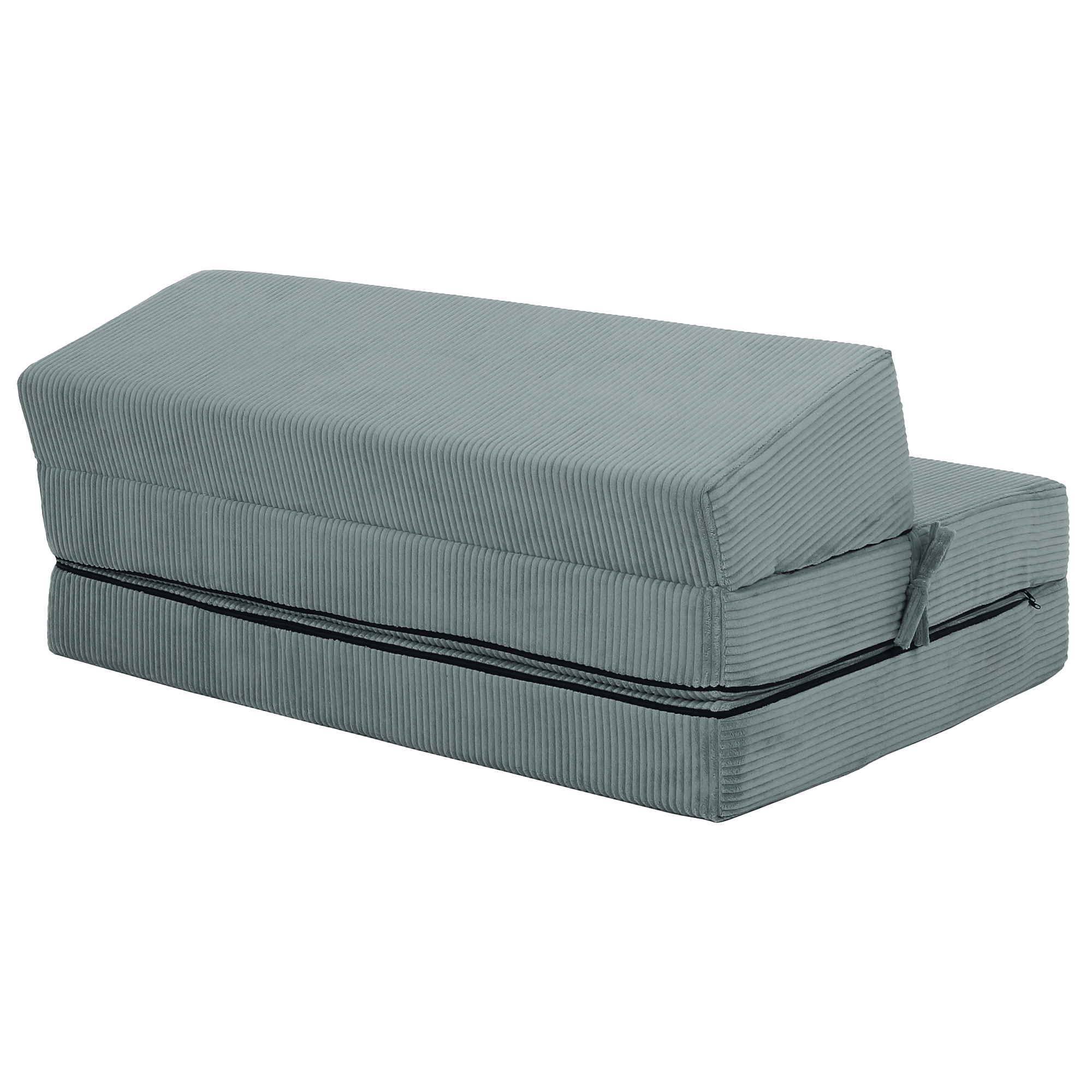 Saltea/scaun pliabil SOURE, 2 in 1, mentol, 120x82x52 cm Kondela