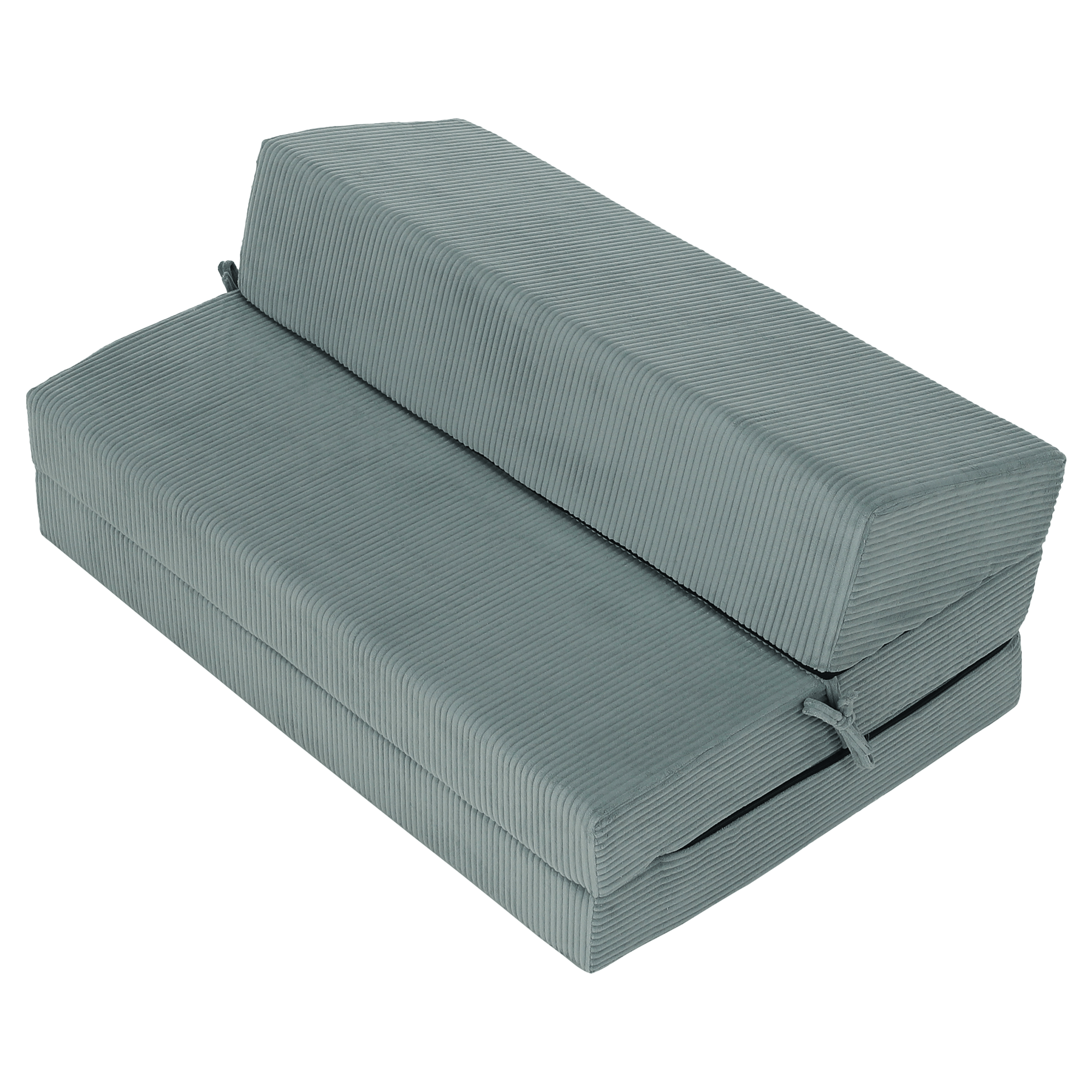 Saltea/scaun pliabil SOURE, 2 in 1, mentol, 120x82x52 cm Kondela