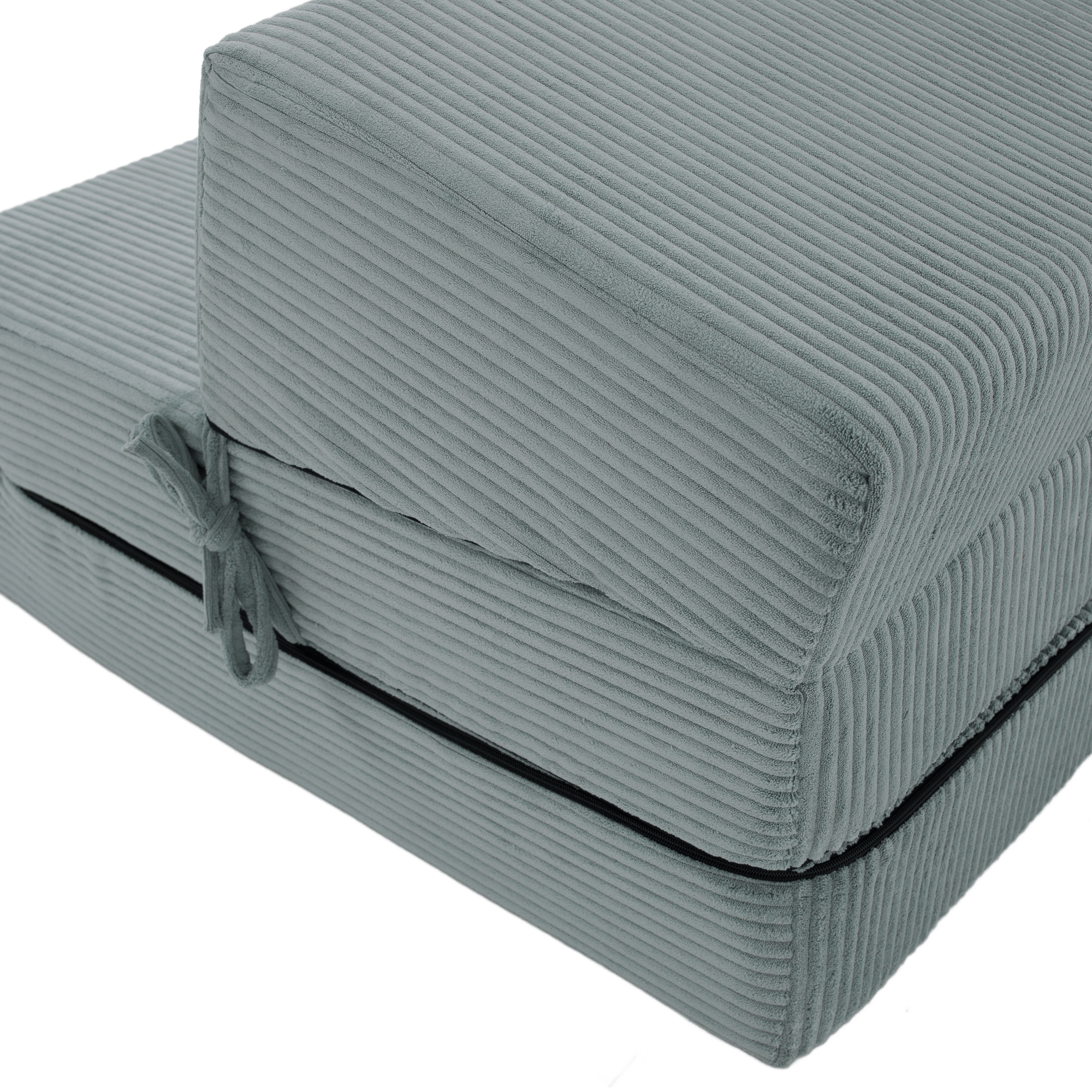 Saltea/scaun pliabil SOURE, 2 in 1, mentol, 120x82x52 cm Kondela