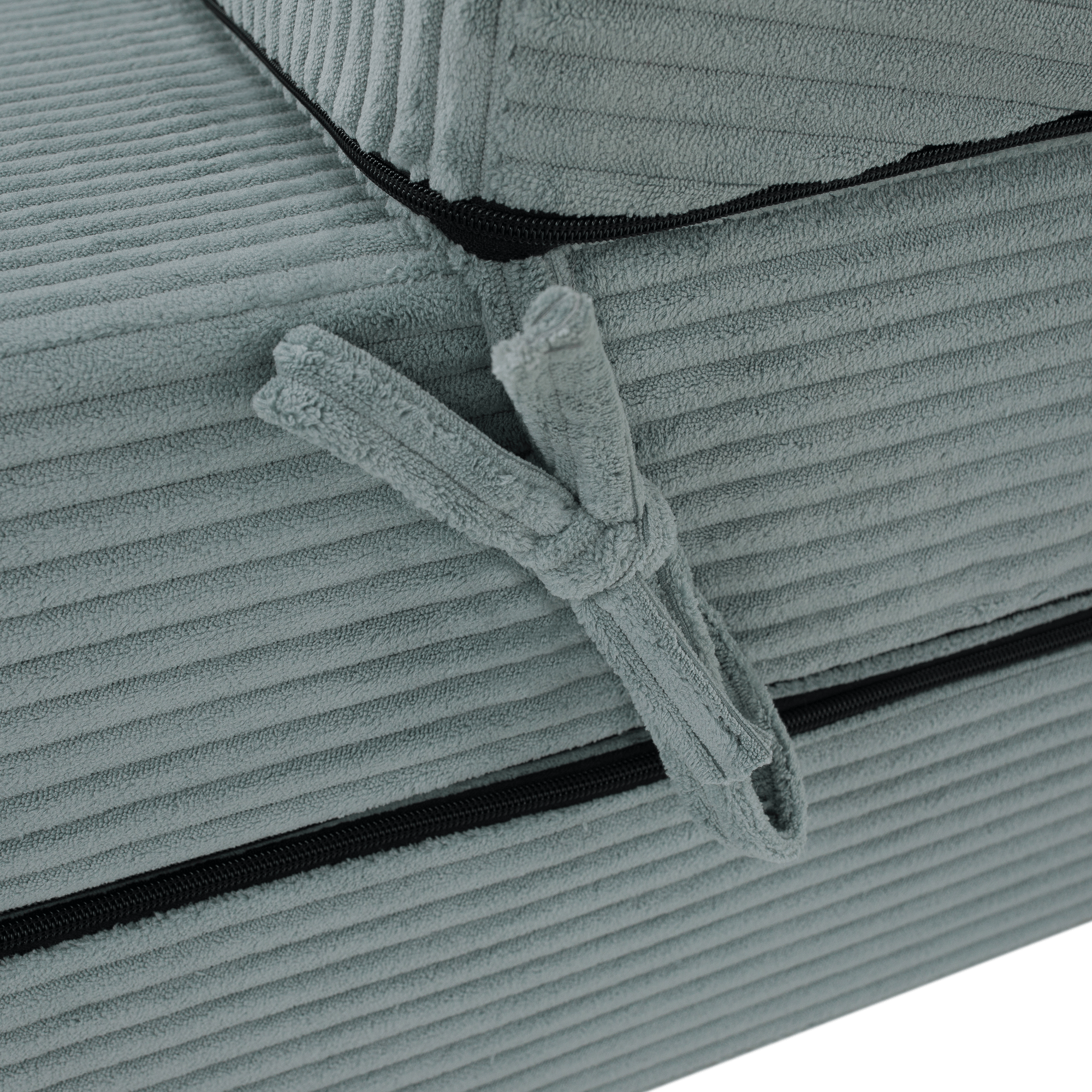 Saltea/scaun pliabil SOURE, 2 in 1, mentol, 120x82x52 cm Kondela
