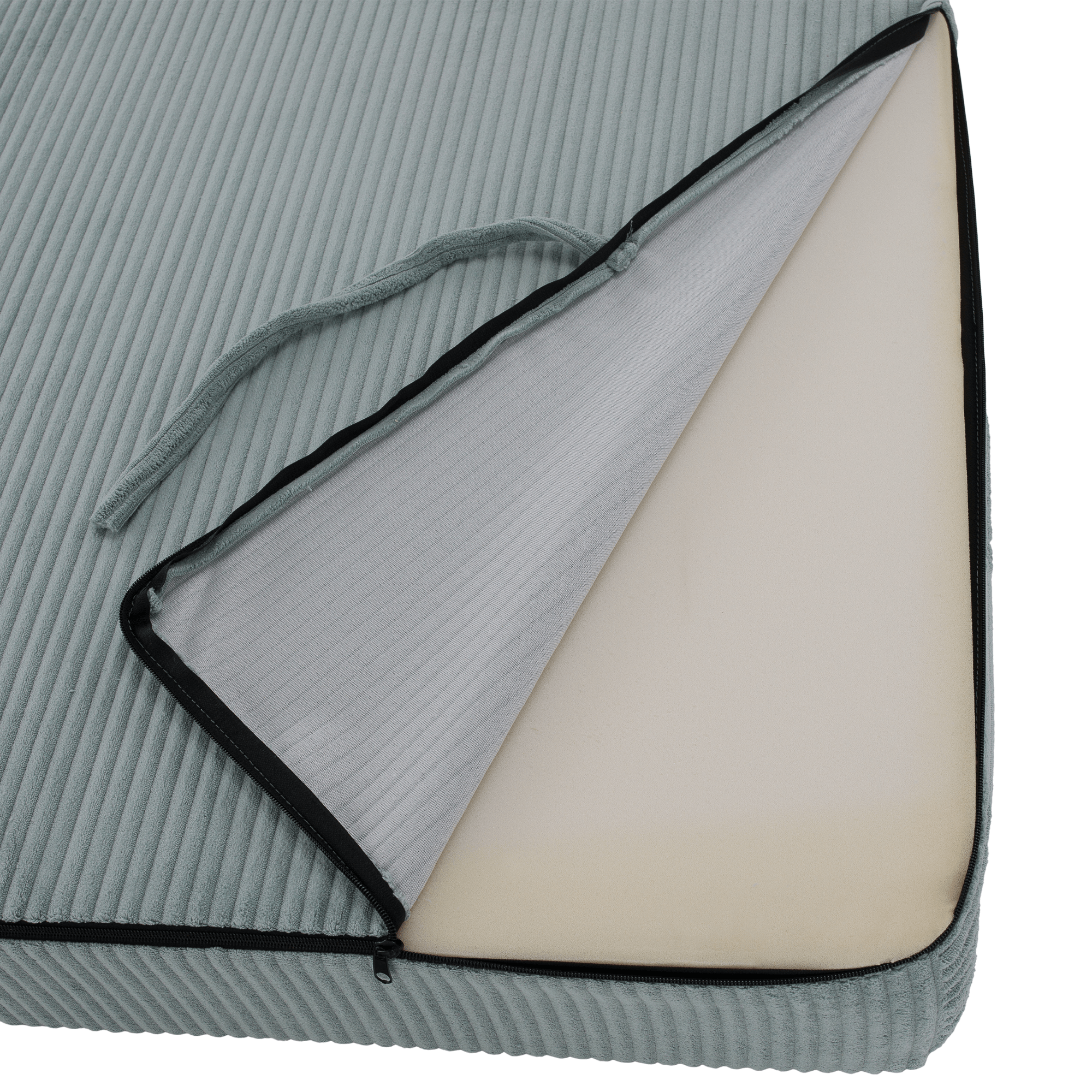 Saltea/scaun pliabil SOURE, 2 in 1, mentol, 120x82x52 cm Kondela