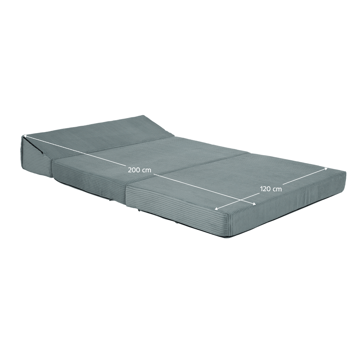 Saltea/scaun pliabil, 2 in 1, mentol, VEDIS Kondela