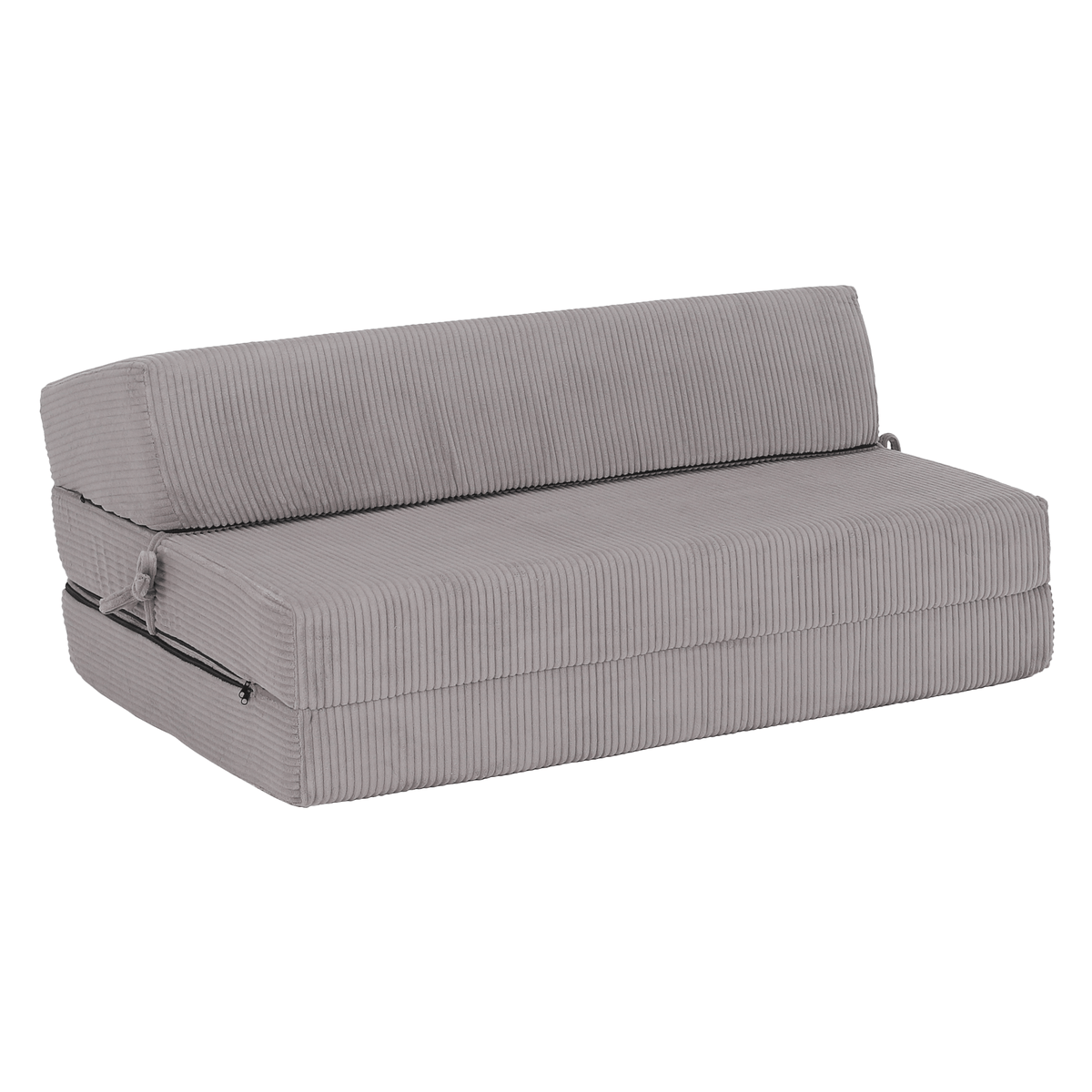 Saltea pliabilă/fotoliu extensibil, 2 in 1, gri, VEDIS Kondela