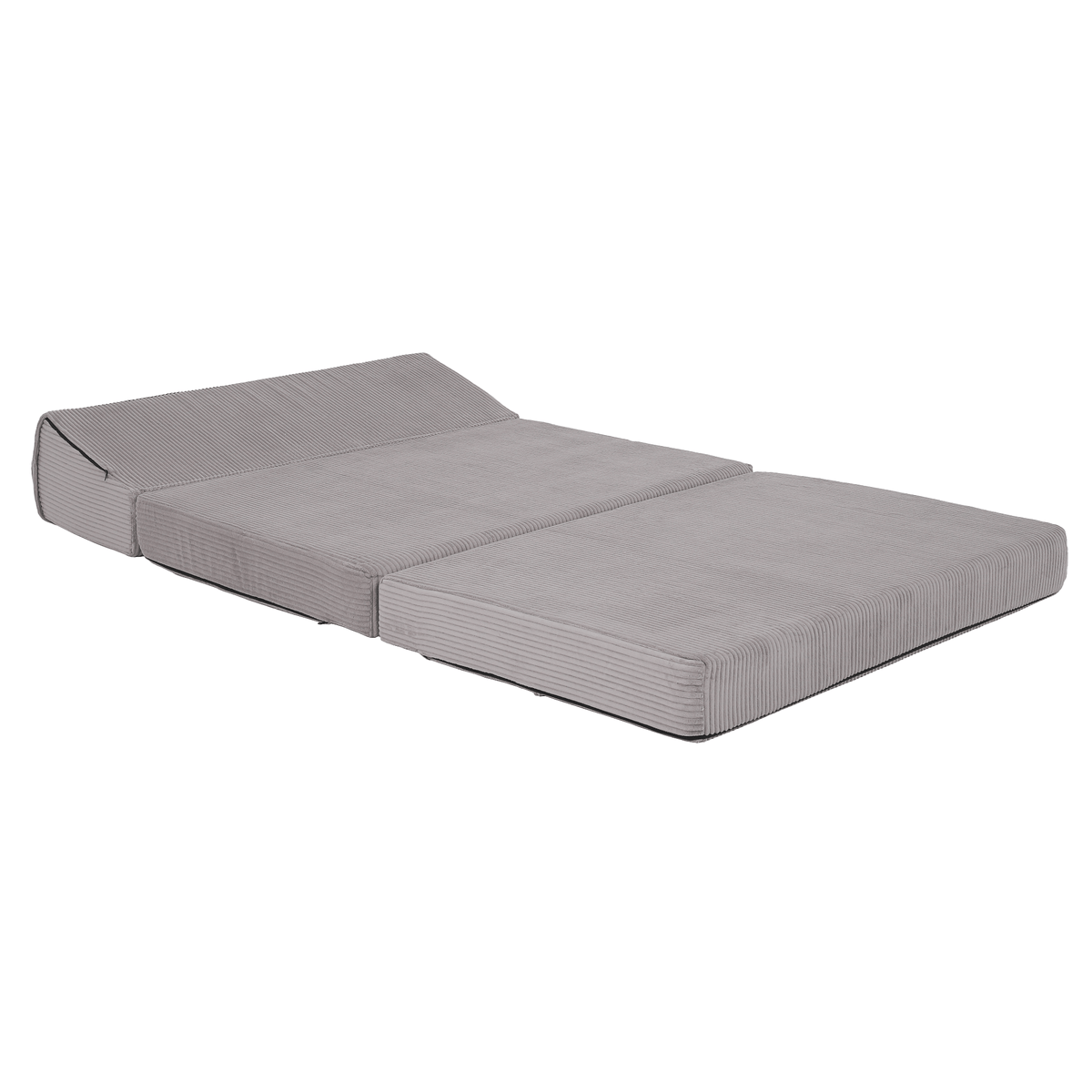 Saltea pliabilă/fotoliu extensibil, 2 in 1, gri, VEDIS Kondela