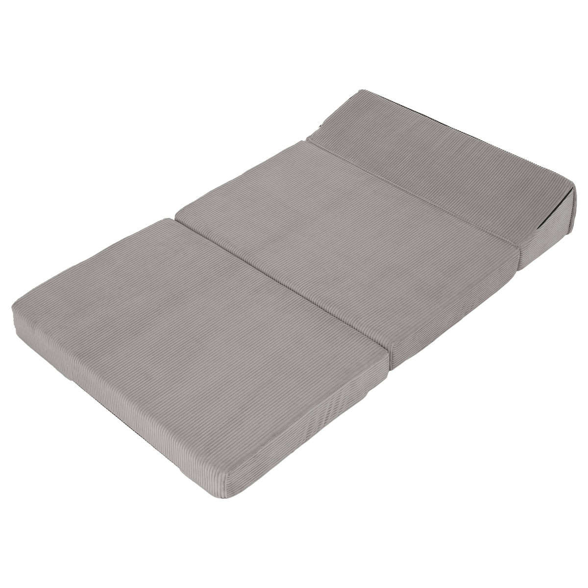 Saltea pliabilă/fotoliu extensibil, 2 in 1, gri, VEDIS Kondela