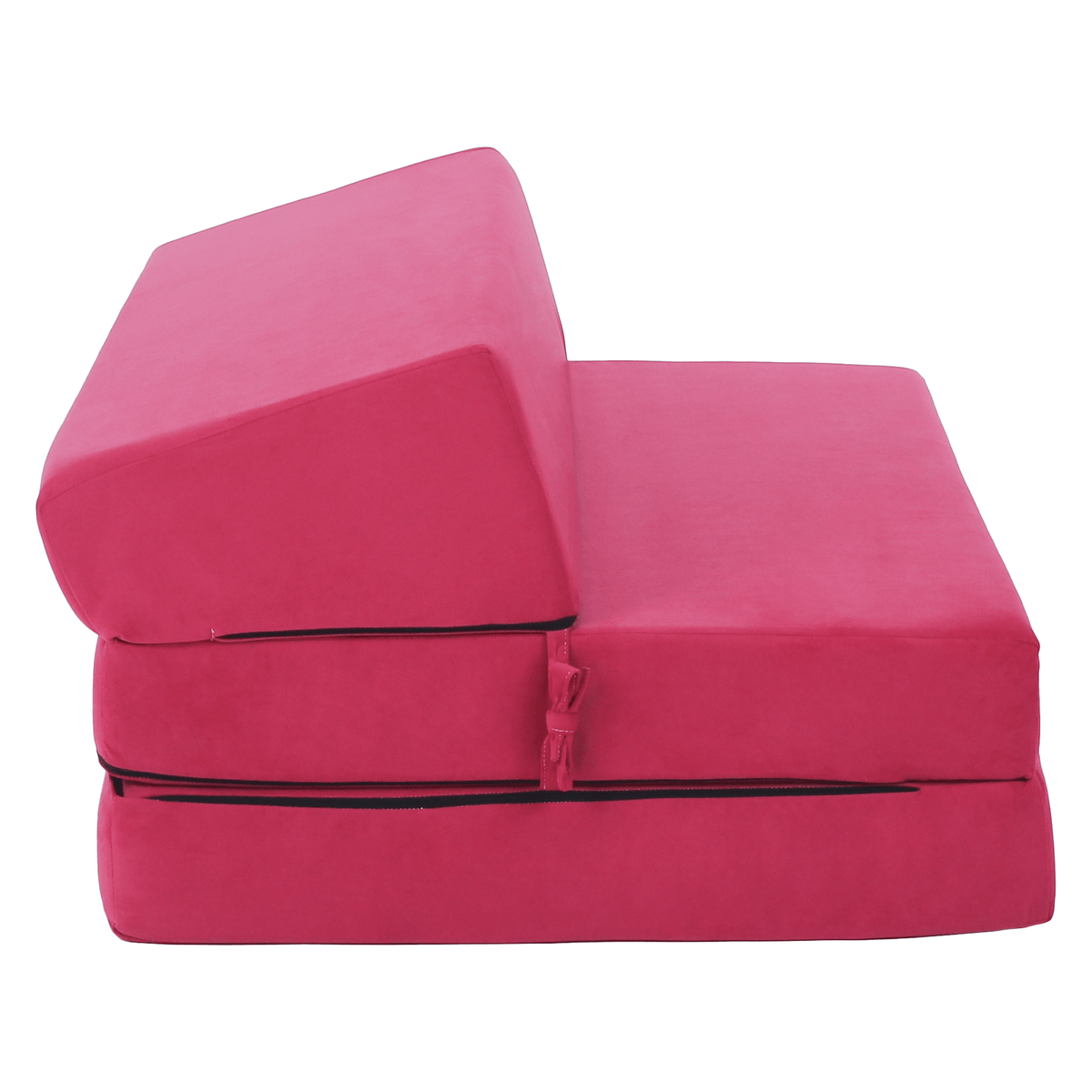 Saltea pliabilă/fotoliu extensibil, 2 in 1, roz magenta, VEDIS Kondela