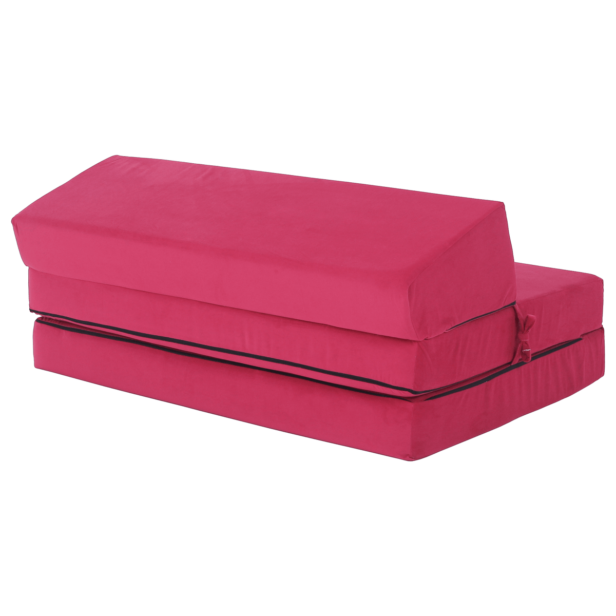 Saltea pliabilă/fotoliu extensibil, 2 in 1, roz magenta, VEDIS Kondela
