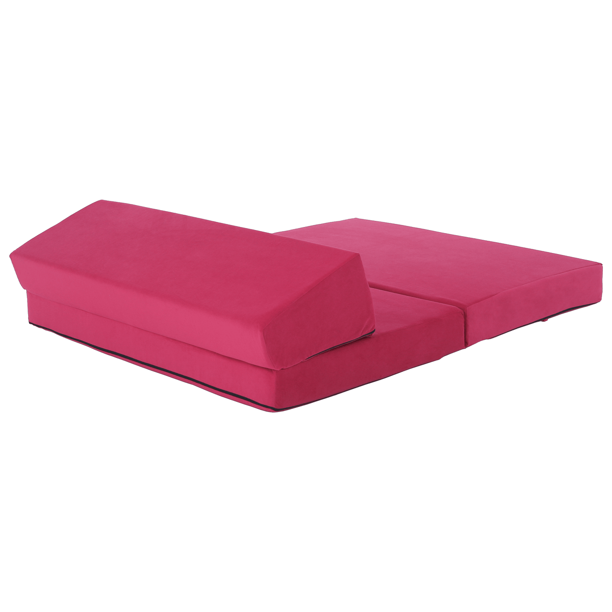 Saltea pliabilă/fotoliu extensibil, 2 in 1, roz magenta, VEDIS Kondela