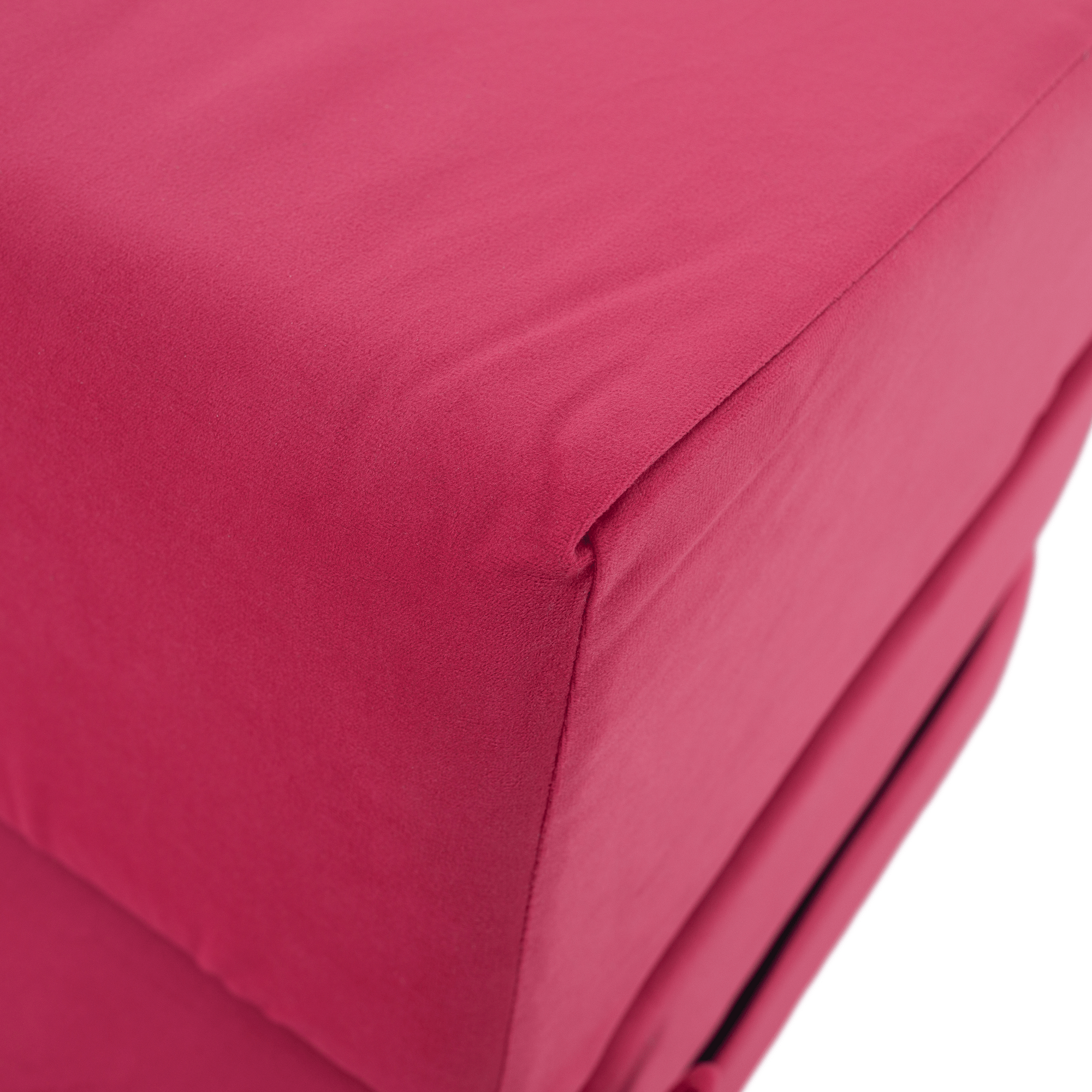 Saltea pliabilă/fotoliu extensibil SOURE, 2 in 1, roz magenta, 120x82x52 cm Kondela