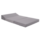 Saltea/scaun pliabil, 2 in 1, gri deschis, VEDIS Kondela