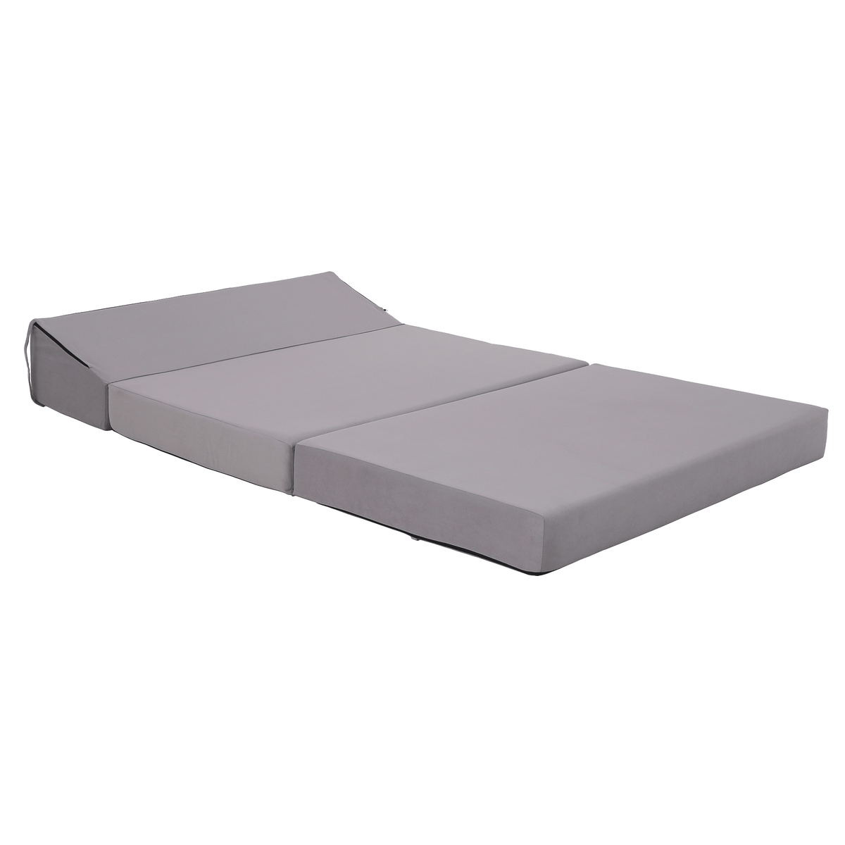 Saltea/scaun pliabil, 2 in 1, gri deschis, VEDIS Kondela