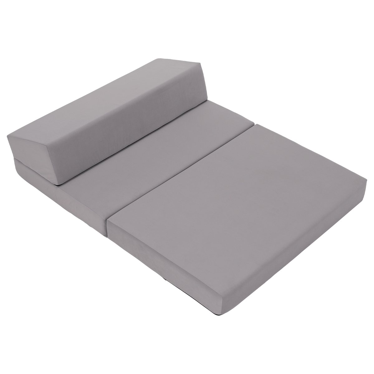 Saltea/scaun pliabil, 2 in 1, gri deschis, VEDIS Kondela