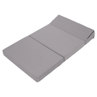 Saltea/scaun pliabil, 2 in 1, gri deschis, VEDIS Kondela